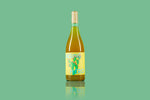 2022 Lovett Vineyard ‘Unsung Hero’ Skin-Fermented White Blend on green background