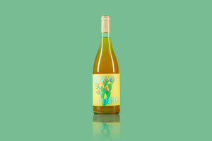 2022 Lovett Vineyard ‘Unsung Hero’ Skin-Fermented White Blend on green background